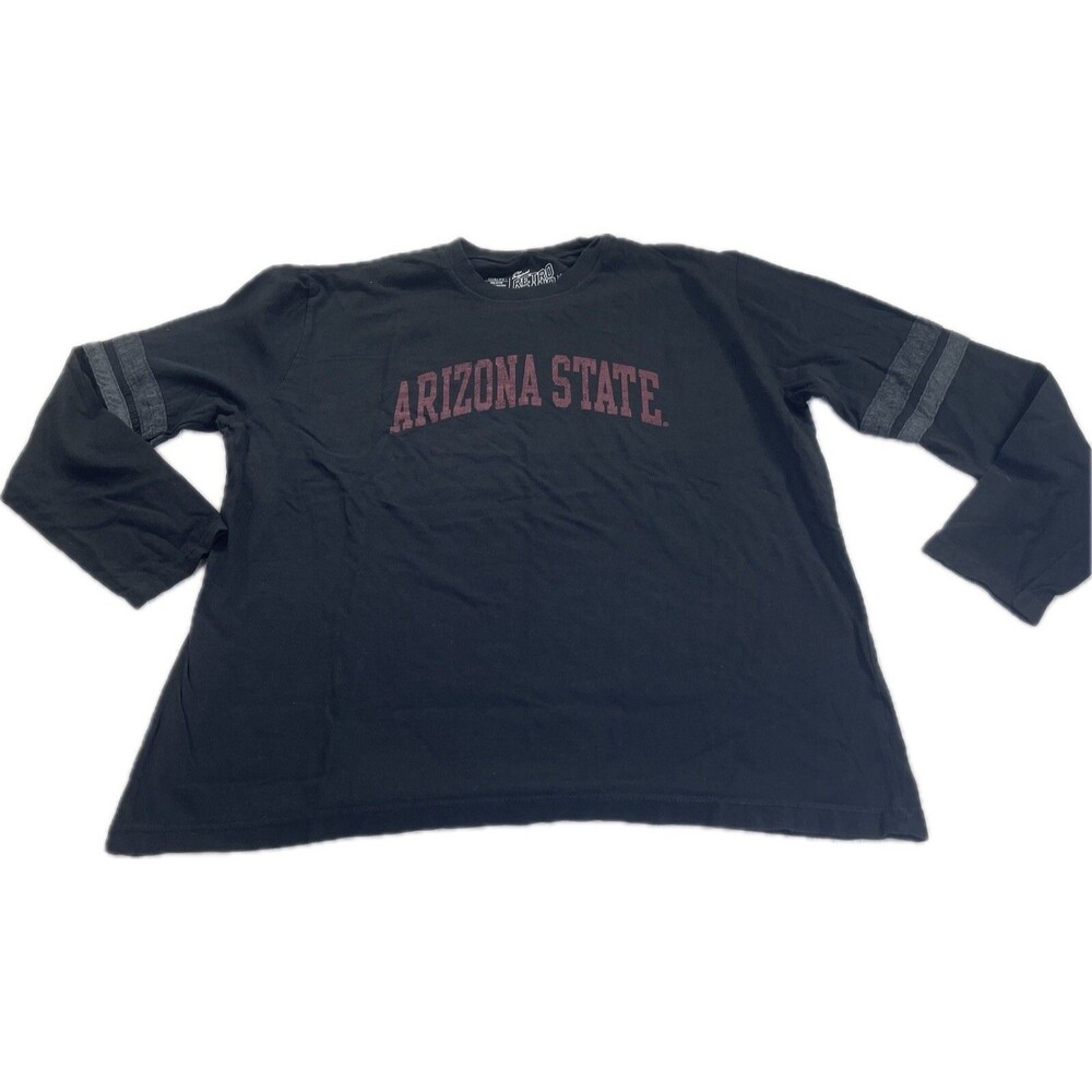 Original Retro Brand Women's Size M Arizona State Sun Devils Shirt Gray Black